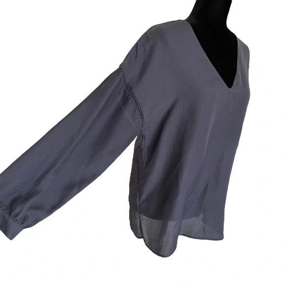 Gerard Darel Navy Silk Blouse - Picture 3 of 9